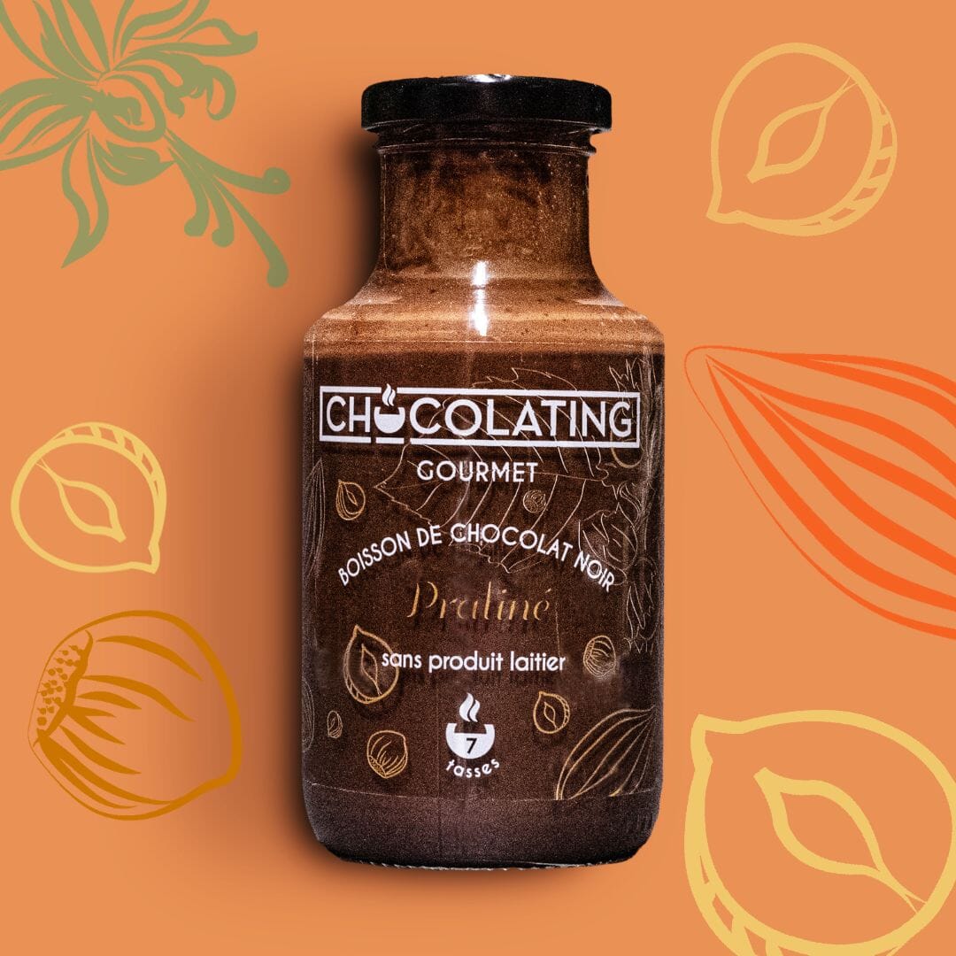 Chocolating Gourmet - Bouteille 270g Boisson Chocolating Praliné